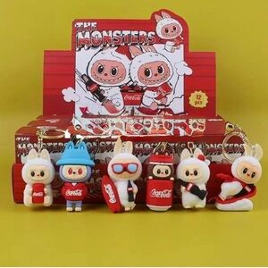 Labubu x Coca-Cola Keychain: Cola Series vinyl Blind Box  (Pack of 1)